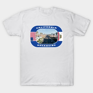 California, Oceanside City, USA T-Shirt